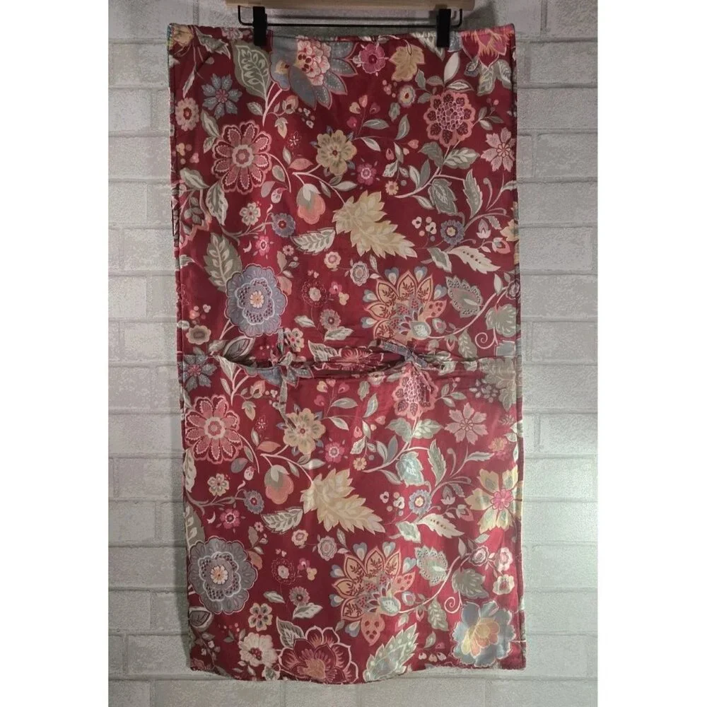 Set of 2 King Size Pillowcases Covers Colorful Quilted Floral Bohemian